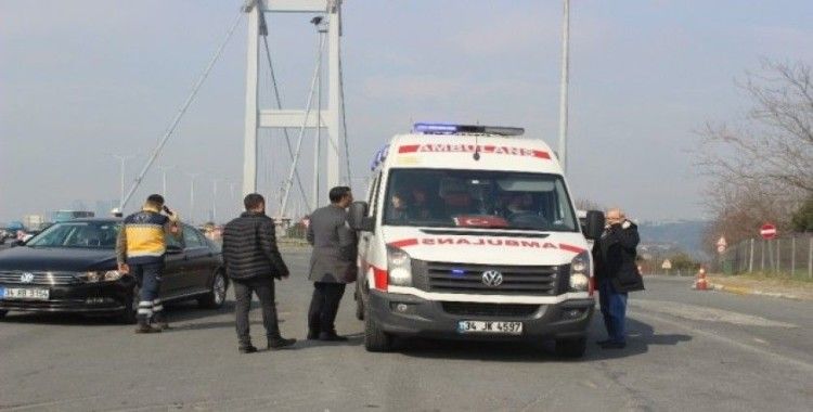 (Özel) 15 Temmuz Şehitler Köprüsü’nde “Özel” ambulans denetimi