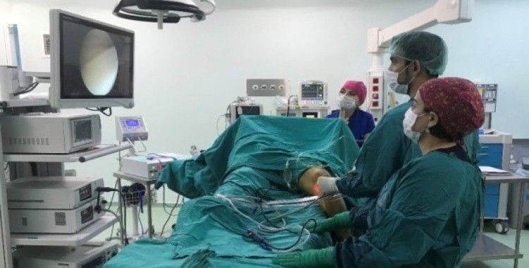 Finike Devlet Hastanesin'ne yeni artroskopi cihazı