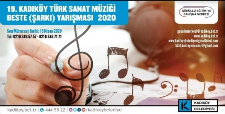 Kadıköy Türk Sanat Müziği beste yarışması başladı
