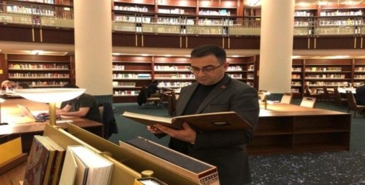 Başkan Erdoğan, Millet Kütüphanesini gezdi