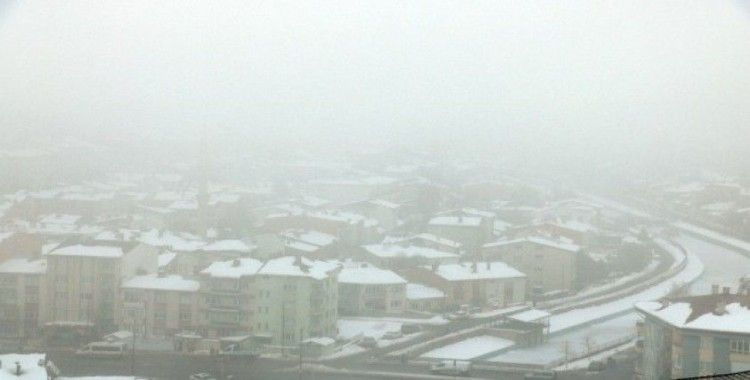 Sivas’ta sis etkili oldu