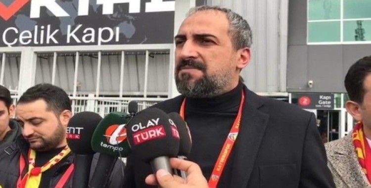 Hes kablo Kayserispor Asbaşkanı Mustafa Tokgöz: