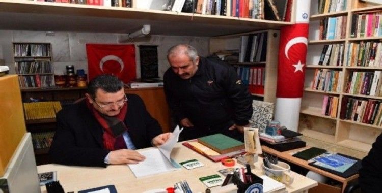Trabzon’da kitapsever vatandaşın kurduğu kütüphane hizmete açıldı