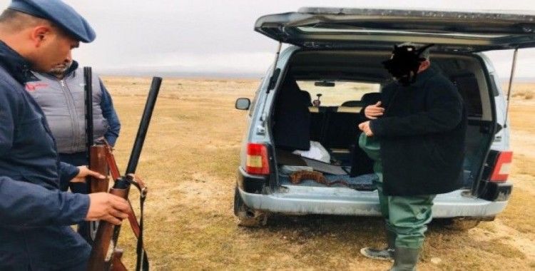 Jandarma ekiplerinden kaçak avcılara suçüstü