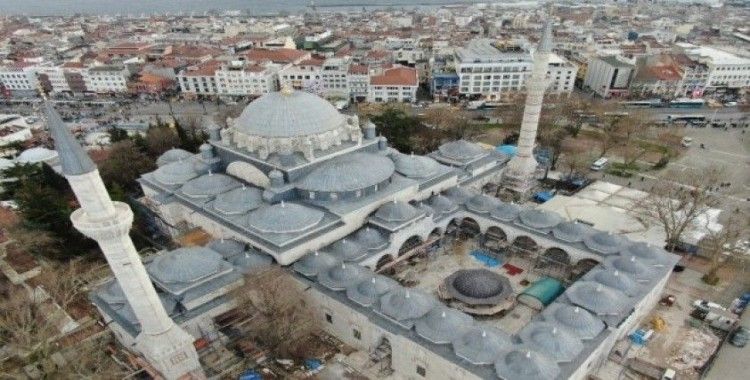 (Özel) Yeni Cami’de çamaşırlı restorasyon
