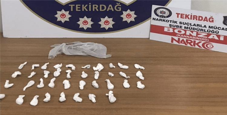 Tekirdağ'da uyuşturucu operasyonu: 2 gözaltı