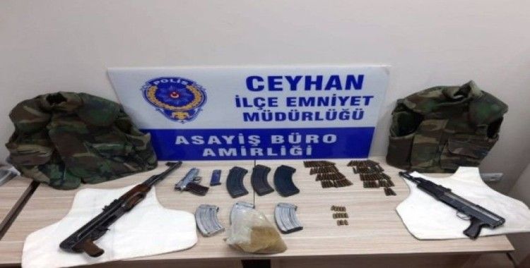 Ceyhan’da silah ve uyuşturucu operasyonu: 5 gözaltı