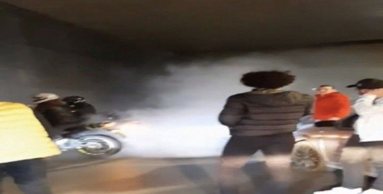 (Özel) İstanbul’da asker uğurlama terörü kamerada