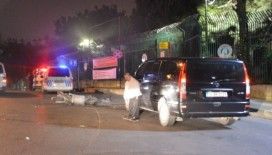 VIP araç ile motosiklet çarpıştı, 1 kişi ağır yaralandı