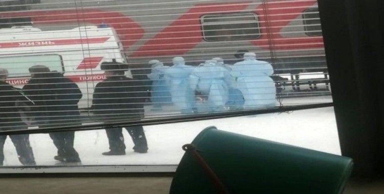 Rusya’da tren yolcuları korona virüsü şüphesiyle karantinaya alındı
