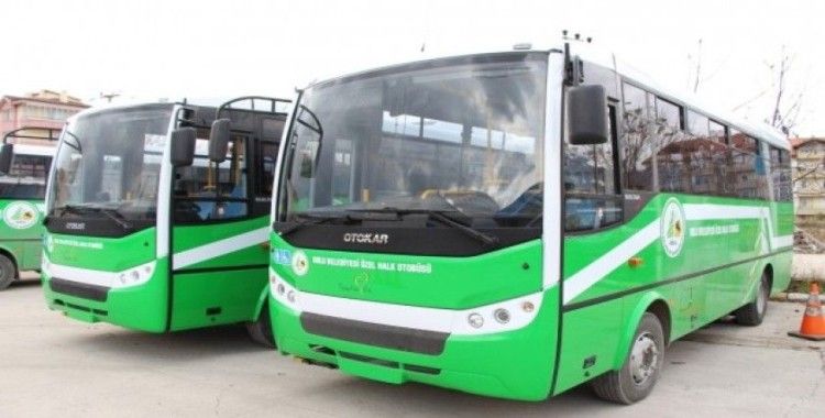 Bolu’da, özel halk otobüslerine “korona” düzenlemesi