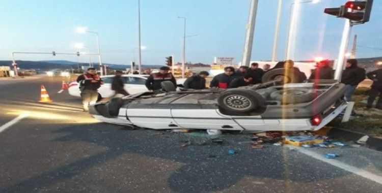 Manisa’da trafik kazası: 5 yaralı