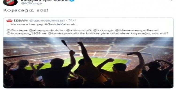 İzmir kulüpleri tek yürek: "Her şey geride kalacak"