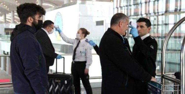 İstanbul Havalimanı'nda yolcu ve personellerin ateşi ölçülmeye başlandı