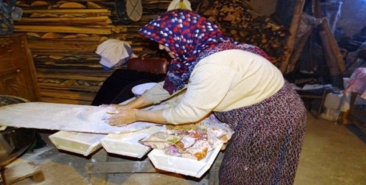 Hisarcık’ta Korona virüs köy ekmeğine talebi arttırdı