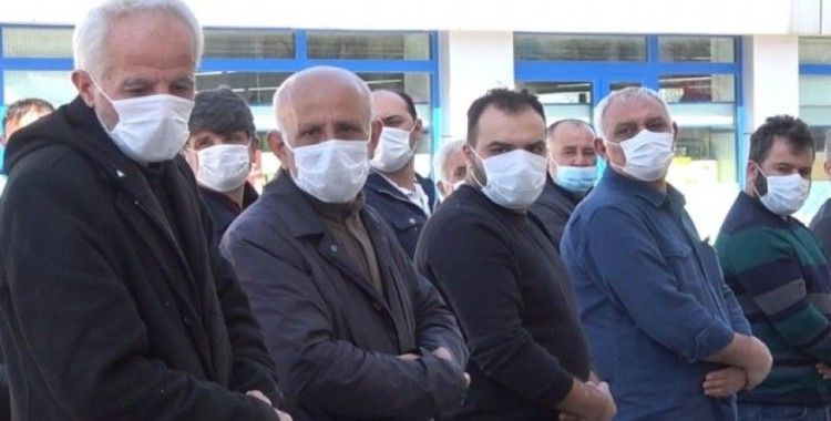 Gazi cenazesinde maske hassasiyeti