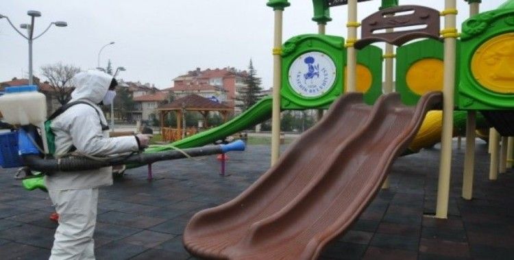 Akşehir dezenfekte ediliyor