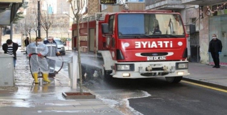 Nevşehir’in dört bir yanı dezenfekte ediliyor