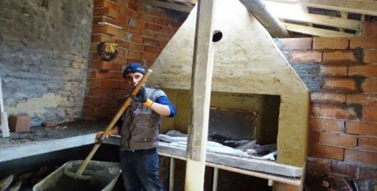 Hisarcık Belediyesi taş fırın geleneğini sürdürüyor