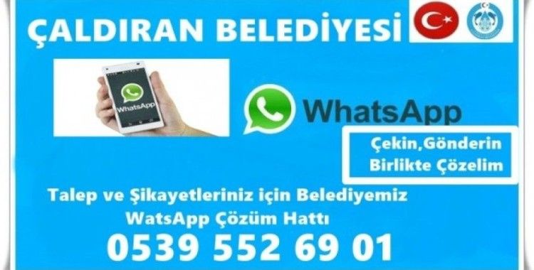 Çaldıran Belediyesinden korona virüsü salgınına karşı ‘WhatsApp’ hattı kuruldu