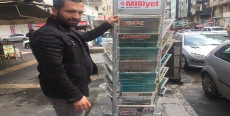 Diyarbakır gazeteleri tam sayfa ‘evde kal Diyarbakır’ manşetiyle çıktı