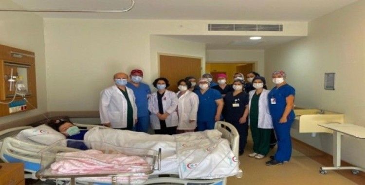 Eskişehir Yunus Emre Devlet Hastanesi Tüp Bebek Merkezinde ilk bebek