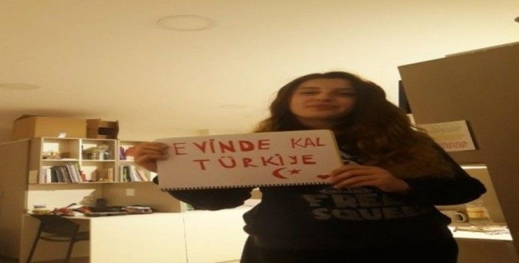 (Özel) Farklı milletten öğrencilerin ‘Evde kal Türkiye’ çağrısı