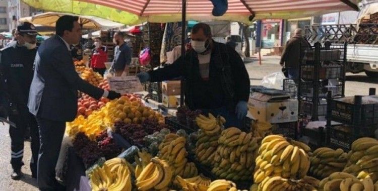 Kırıkkale’de pazarlarda Korona tedbirleri