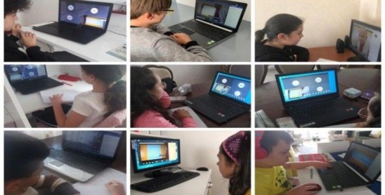 Kırşehir’de, özel okulda öğrenci öğretmen teması aktif tutuluyor
