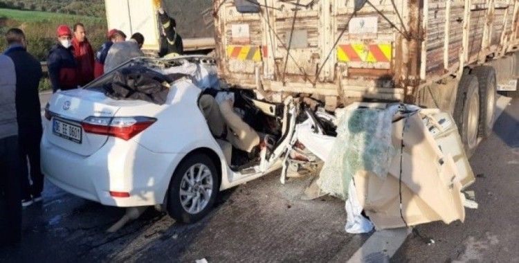 Osmaniye'de trafik kazası: 3 ölü, 2 yaralı