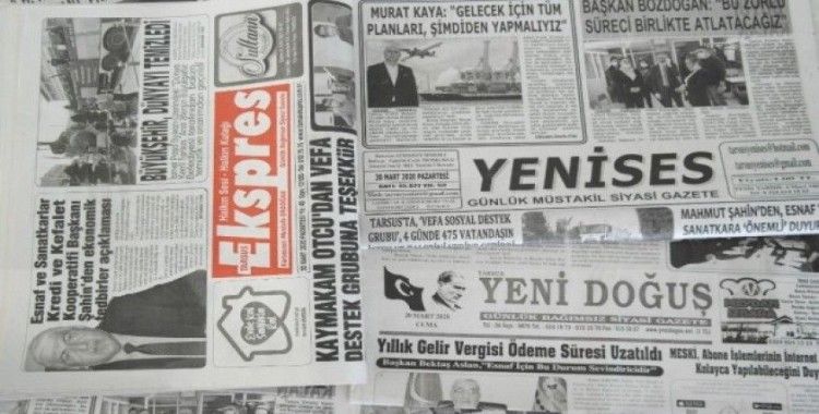Tarsus’ta yerel gazetelerden küçülme kararı