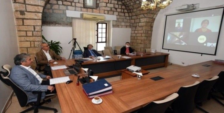 Mersin Büyükşehir Belediyesi Encümen Toplantısı, video konferans ile yapıldı