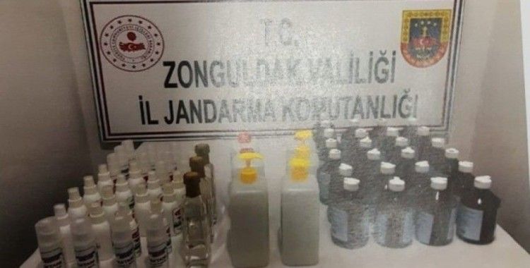 Zonguldak’ta sahte el dezenfektan operasyonu: 1 gözaltı