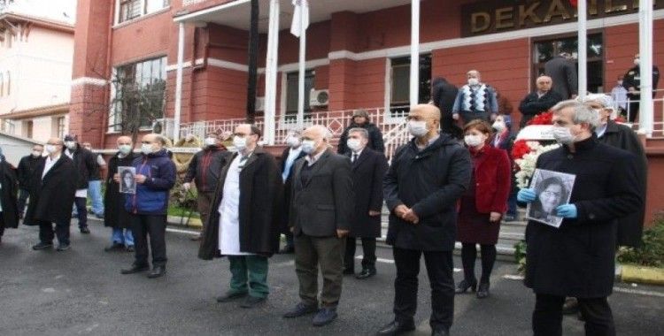 Prof. Dr. Feriha Öz için Cerrahpaşa Tıp Fakültesi'nde hüzünlü tören