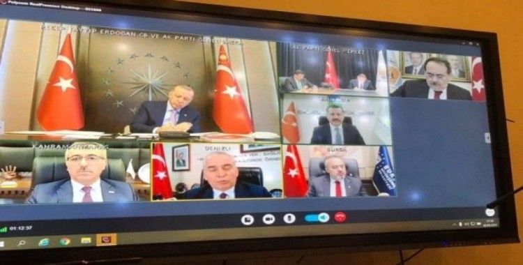 Başkan Demir, Cumhurbaşkanı Erdoğan’a Samsun’un virüsle mücadelesini anlattı