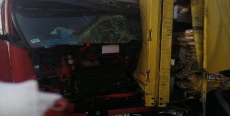 Bulgaristan'da 22 tır zincirleme kaza yaptı: 1 ölü
