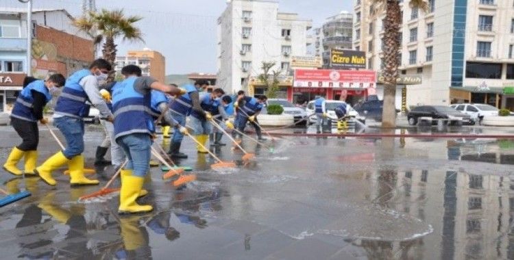 Cizre Belediyesi korona virüs salgınına karşı çalışmalarını arttırdı