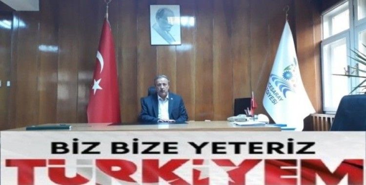 Bahçesaray Belediye Başkanı Arvas ve başkan yardımcısı Takmaz’dan “Biz Bize Yeteriz Türkiyem” kampanyasına destek