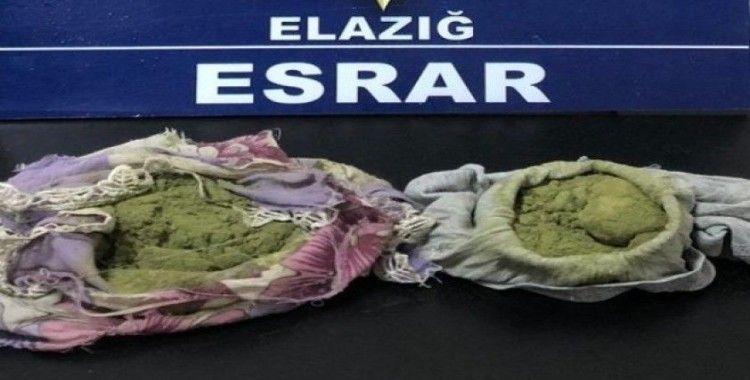Elazığ'da uyuşturucu ile mücadele