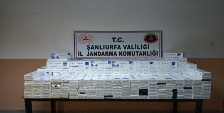 Şanlıurfa'da 5 bin 230 paket kaçak sigara ele geçirildi