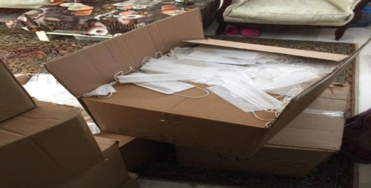 Çekmeköy'de 30 bin kaçak medikal maske ele geçirildi