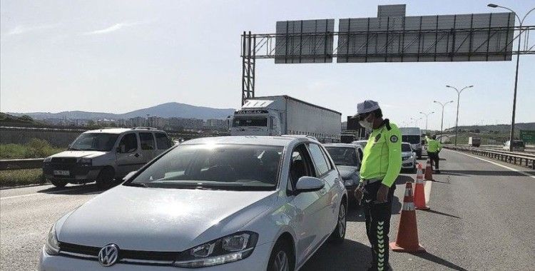 İstanbul'a araç giriş-çıkışları denetleniyor