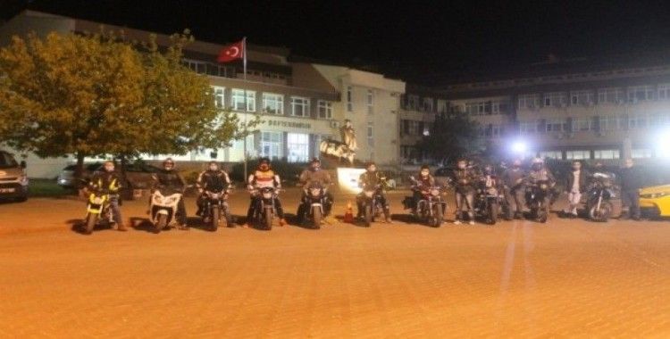 Sinop Motosiklet Kulübünden kan bağışı