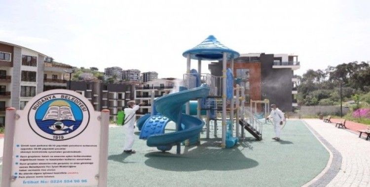 Mudanya’da parklar çocuklar için hazırlanıyor