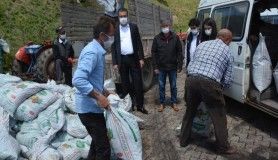 Ordu'nun tescilli Akkuş fasulyesi üreticilerine organik gübre desteği