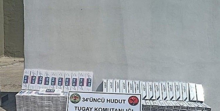 Şemdinli'de 2 bin 890 paket kaçak sigara ve 59 tablet ilaç ele geçirildi