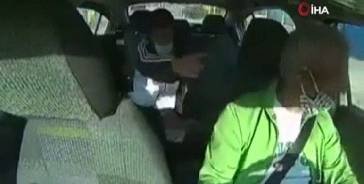 Taksiciyi bıçak zoruyla gasp eden zanlı yakalandı