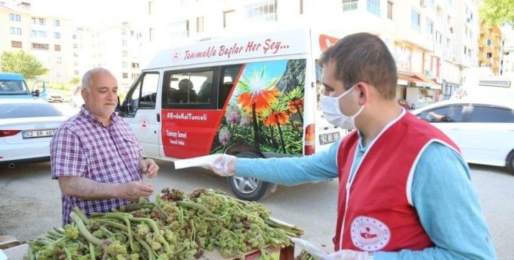 Tunceli'de ücretsiz maske dağıtımı
