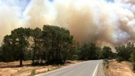 KKTC'de çıkan yangın büyük ölçüde kontrol altına alındı