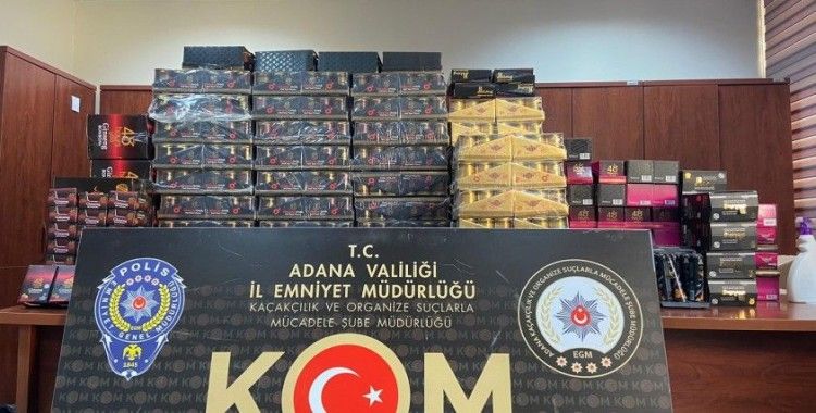 Adana'da 4 bin 458 adet gümrük kaçağı cinsel içerikli hap ele geçirildi